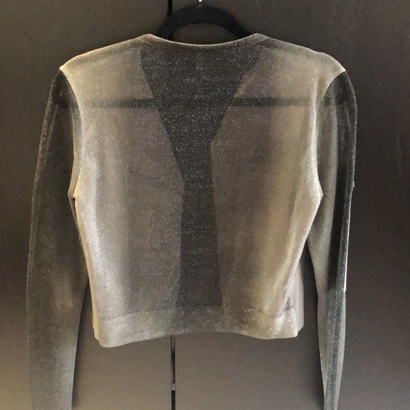 Ladies U Aviu Leather/Knit cardigan - Picture 2 of 6